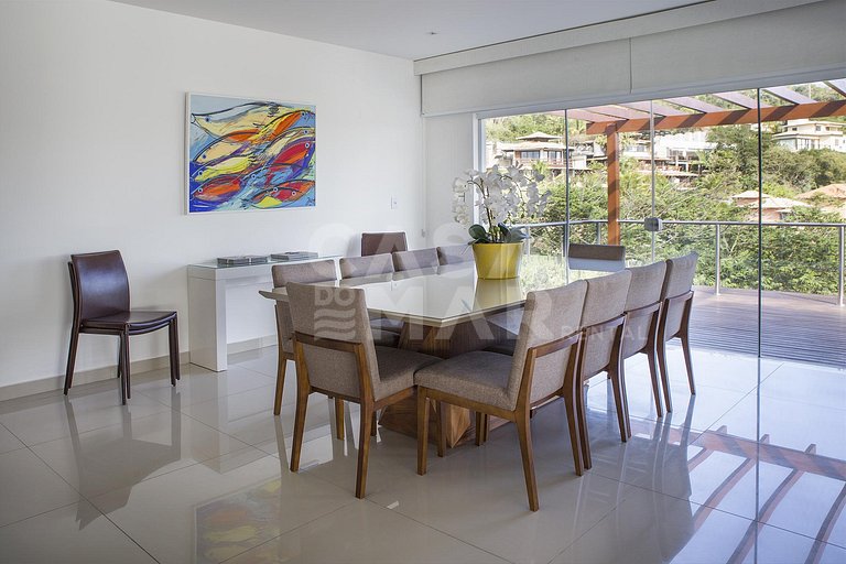 Espetacular casa, cinco suítes em condomínio, vista panorâmi
