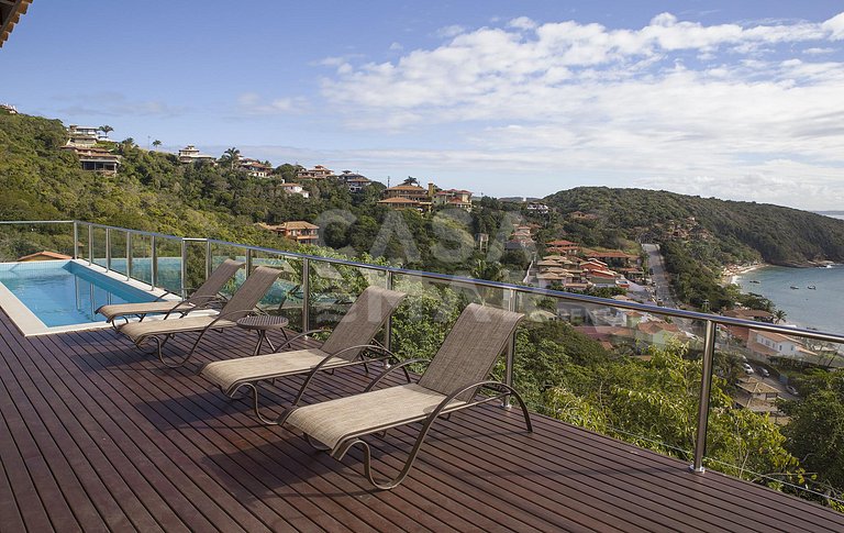 Espetacular casa, cinco suítes em condomínio, vista panorâmi