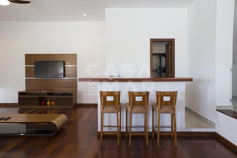 Espetacular casa, cinco suítes em condomínio, vista panorâmi