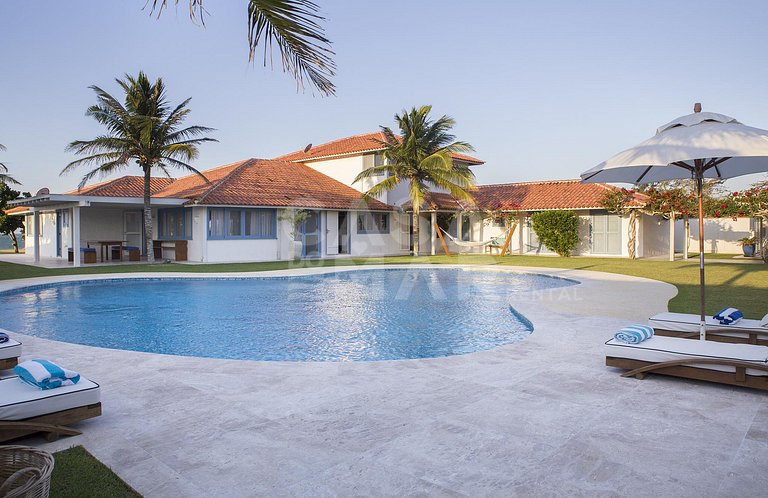 Casa espetacular com nove suítes, e infraestrutura completa
