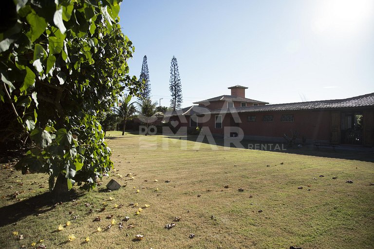 Beautiful house with five suites, on the sand of Praia Rasa