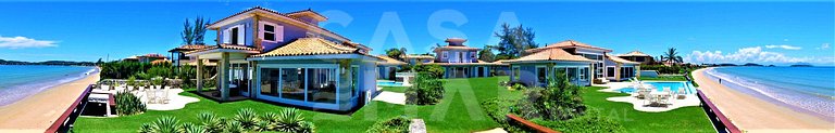 Casa de frente pro mar com 9 suítes