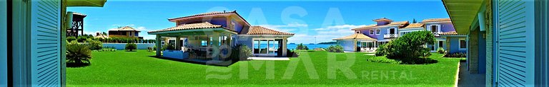 Casa de frente pro mar com 9 suítes