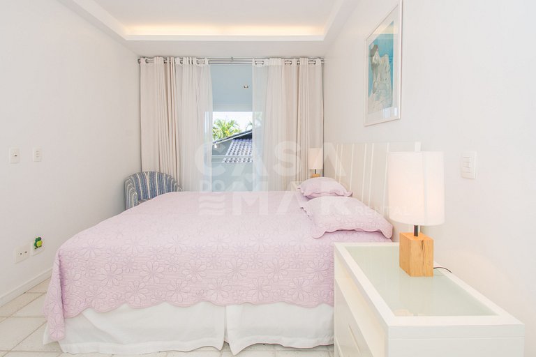 Six-bedroom villa with private beach