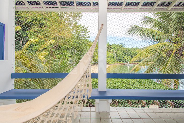 Six-bedroom villa with private beach