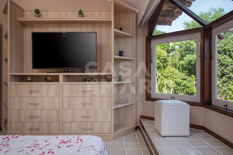 Casa com seis suítes, Geribá, em condomínio frente mar