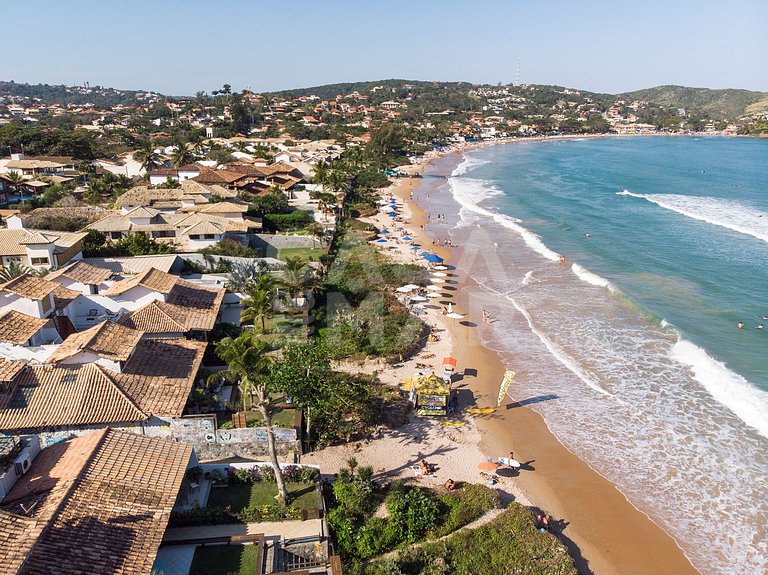 Geribá, pé na areia, frente mar, tres quartos, condomínio