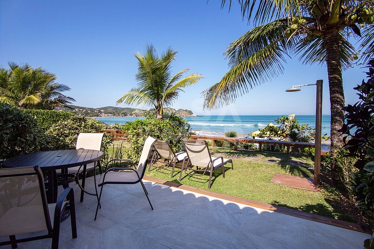 Beautiful house with two suites and a bedroom, facing Geribá