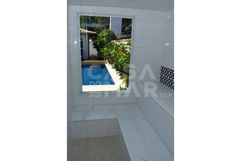 casa com cinco suítes, vista para praia, Manguinhos búzios