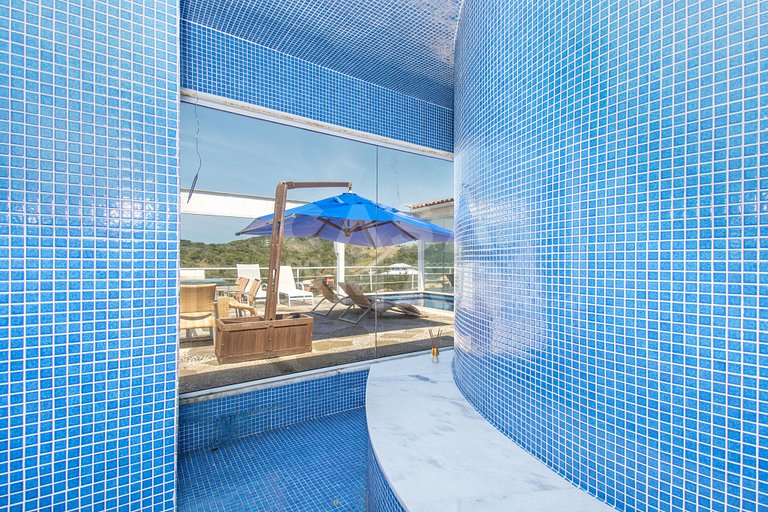 Beautiful Villa with six suites, and paradisiacal view of Fe