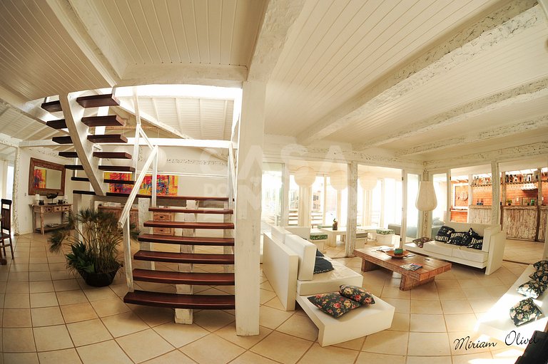 cinco suítes, vista mar, espaço gourmet, piscina