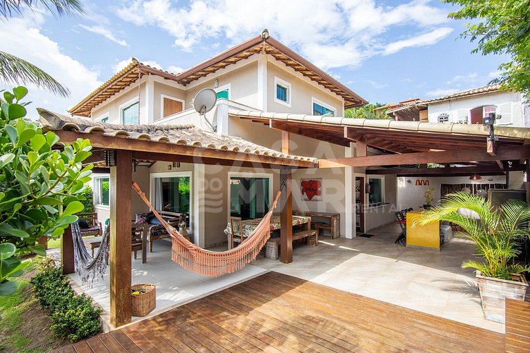 Casa em Geribá, Ferradurinha, quatro suítes, ar condicionado