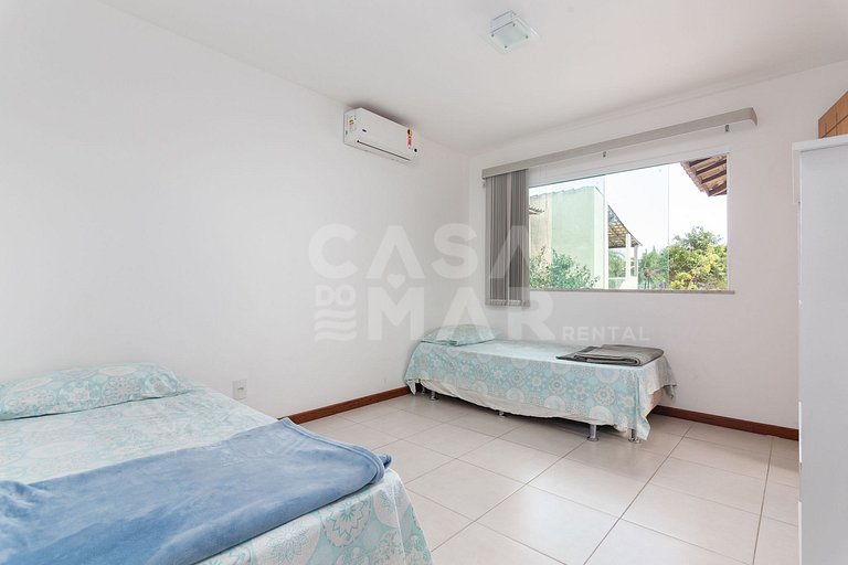 Casa em Geribá, Ferradurinha, quatro suítes, ar condicionado