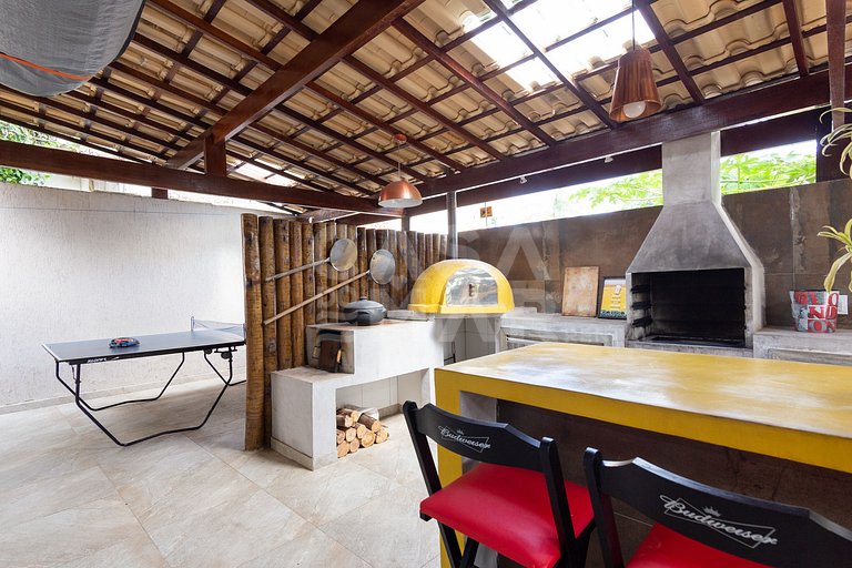 Casa em Geribá, Ferradurinha, quatro suítes, ar condicionado