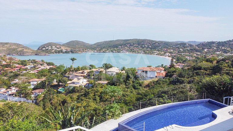 ferradura, piscina, sauna, churrasqueira, vista mar