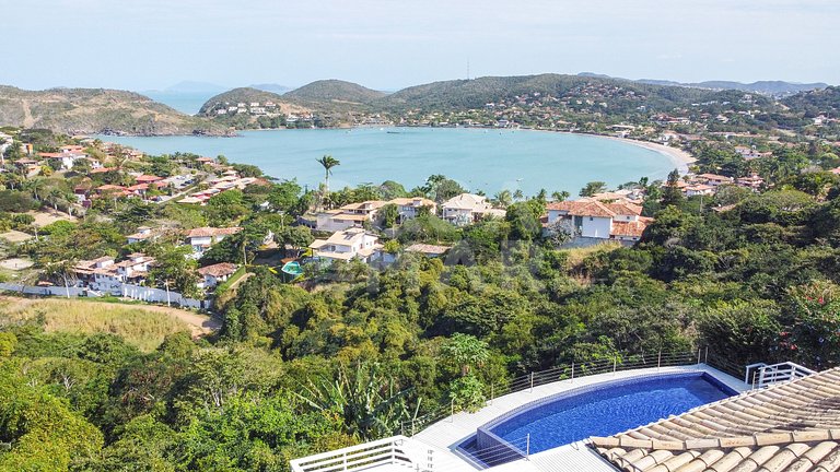 ferradura, piscina, sauna, churrasqueira, vista mar