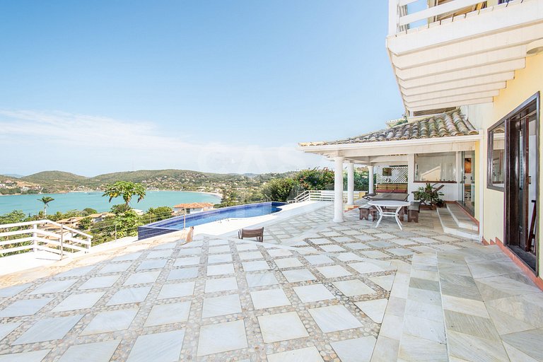 ferradura, piscina, sauna, churrasqueira, vista mar
