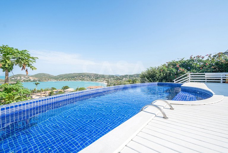 ferradura, piscina, sauna, churrasqueira, vista mar