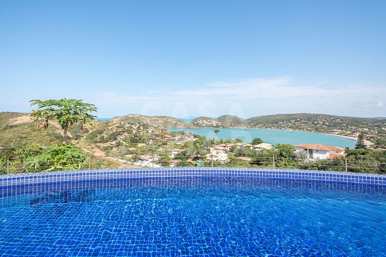 ferradura, piscina, sauna, churrasqueira, vista mar