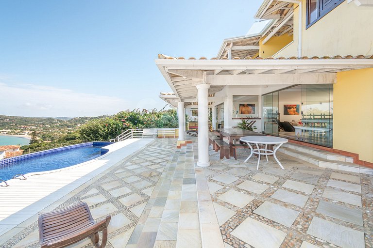 ferradura, piscina, sauna, churrasqueira, vista mar