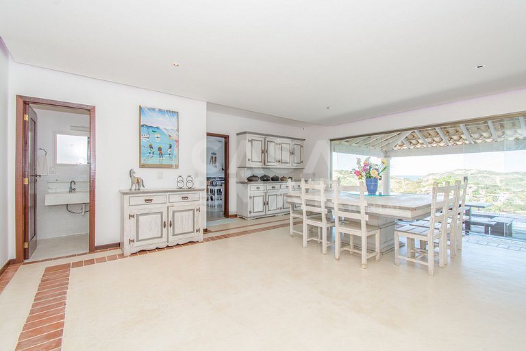 ferradura, piscina, sauna, churrasqueira, vista mar
