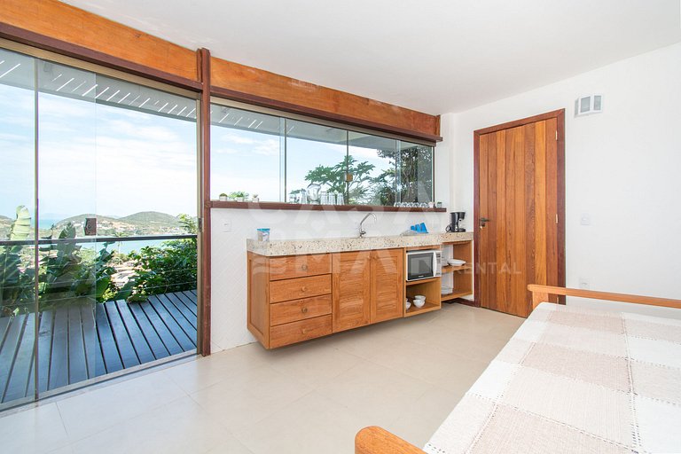 ferradura, piscina, sauna, churrasqueira, vista mar
