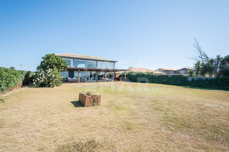 mansão, seis suítes, pé na areia na rasa, piscina