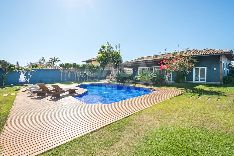 mansão, seis suítes, pé na areia na rasa, piscina