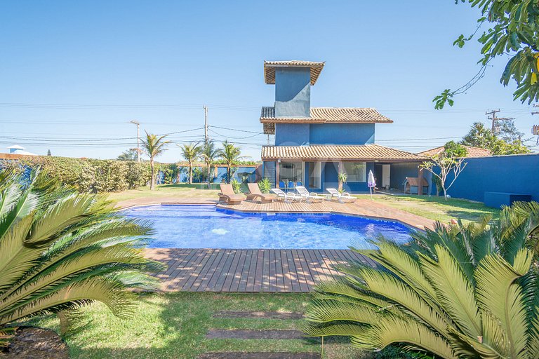 mansão, seis suítes, pé na areia na rasa, piscina