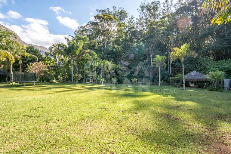 Mansão, serra, churrasqueira, piscina, aquecimento, academia