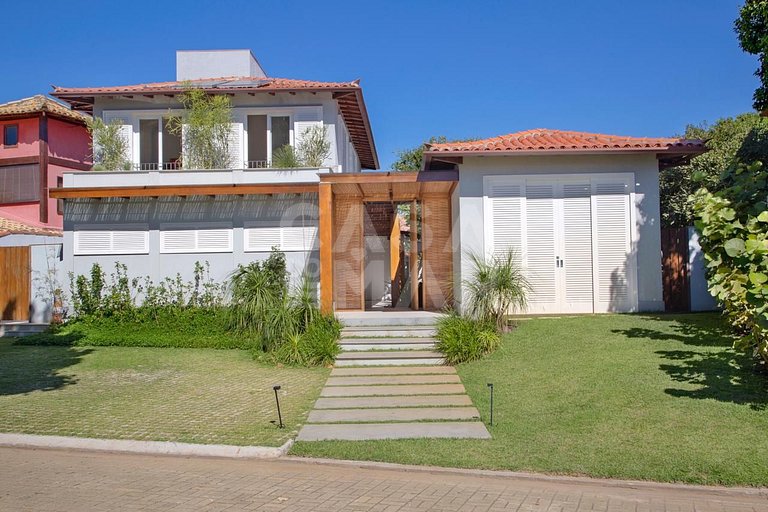 Búzios, piscina, churrasqueira, condomínio, frente mar
