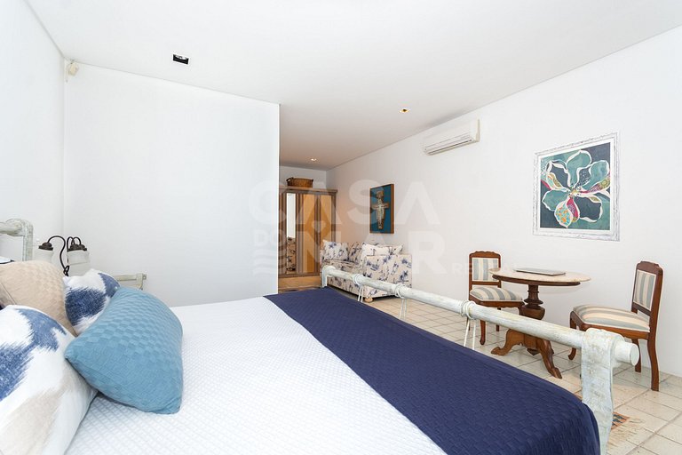 Six-bedroom villa with private beach