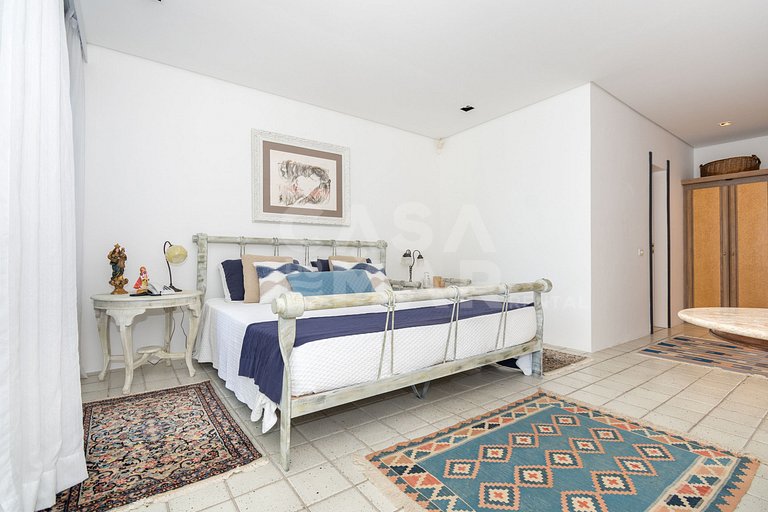 Six-bedroom villa with private beach