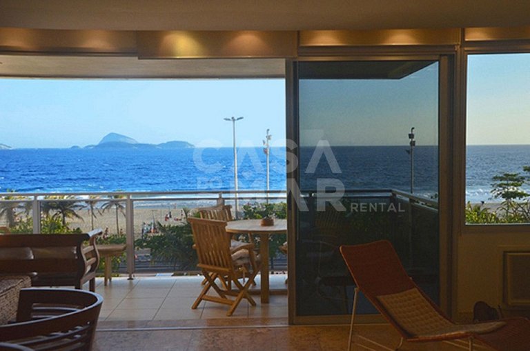 Lindo apartamento frente mar, com 3 quartos em Ipanema/RJ.