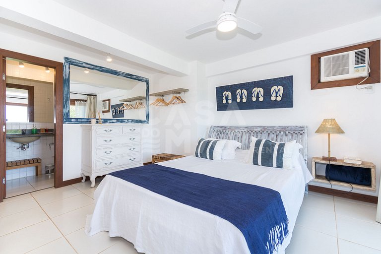 Linda casa com sete suítes, com vista panorâmica para Praia