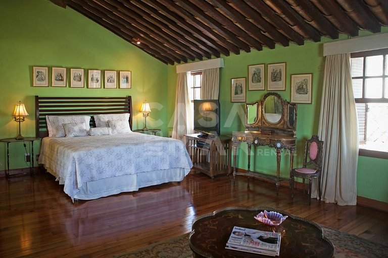 Beautiful house with stunning views of the calm waters of th