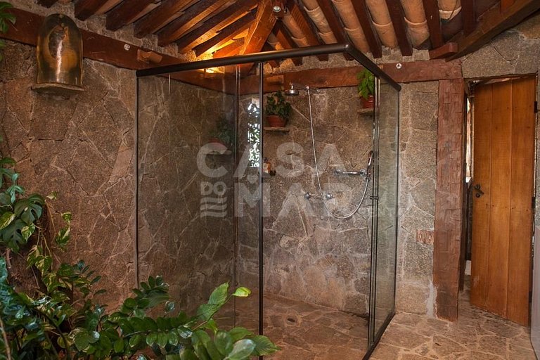 Beautiful house with stunning views of the calm waters of th