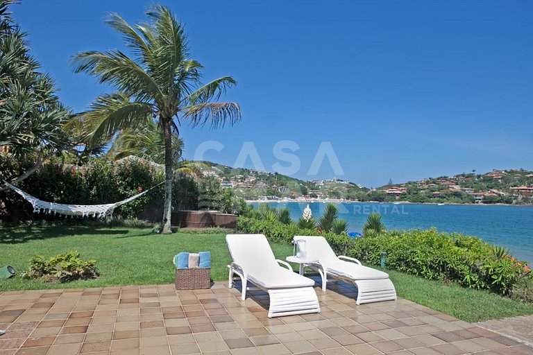 Beautiful house with stunning views of the calm waters of th