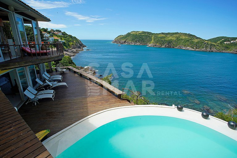 Espetacular mansão com seis suítes, com vista panorâmica par