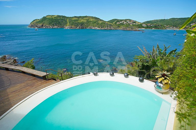 Espetacular mansão com seis suítes, com vista panorâmica par