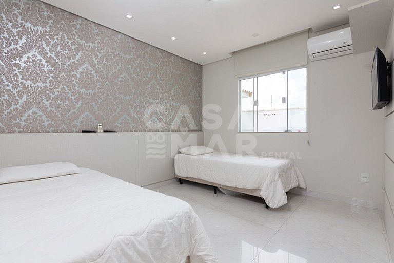 Excepcional casa em Geribá, composta de nove quartos, sendo
