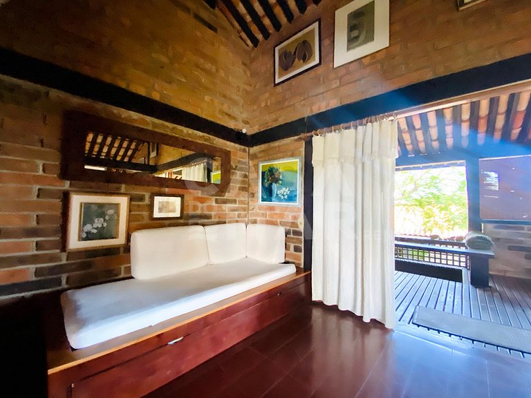 Beautiful House Pé na Areia da Praia de Geribá, with four su