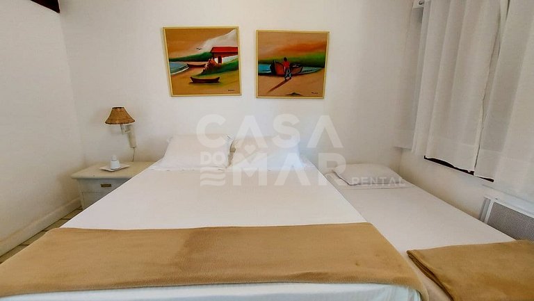 Linda casa com cinco suítes, pé na areia em Geribá.