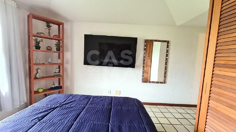 Uma casa charmosa, em condomínio pé na areia, Praia Rasa.