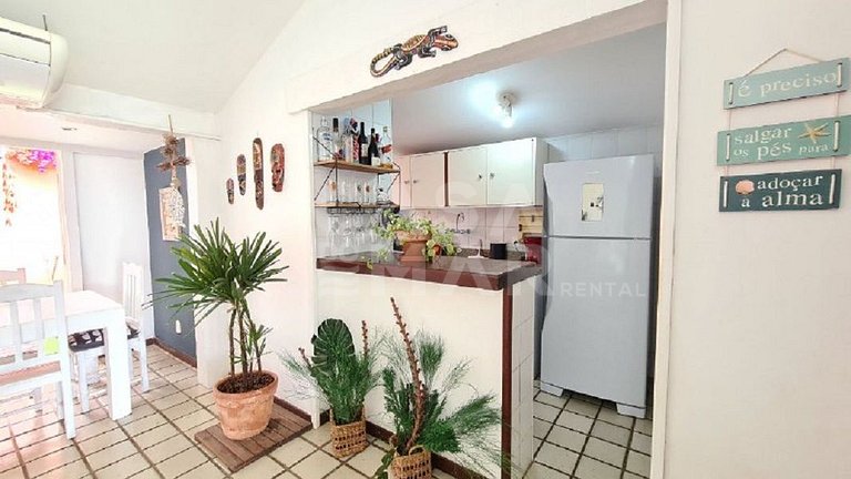 A charming house, in condominium standing on the sand, Praia