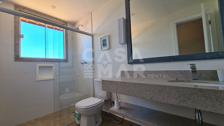 Uma casa maravilhosa e com a vista mais incrível na praia da