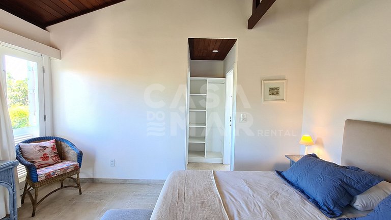Uma casa maravilhosa e com a vista mais incrível na praia da