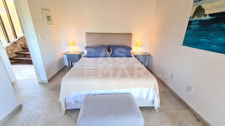 Uma casa maravilhosa e com a vista mais incrível na praia da