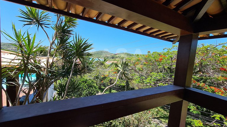 Uma casa maravilhosa e com a vista mais incrível na praia da