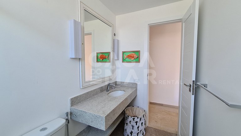 Uma casa maravilhosa e com a vista mais incrível na praia da
